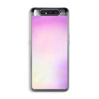 Flow mist pastel: Samsung Galaxy A80 Transparant Hoesje
