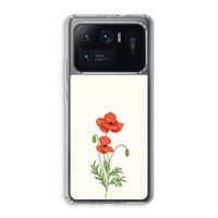 Red poppy: Xiaomi Mi 11 Ultra Transparant Hoesje Red poppy: Xiaomi Mi 11 Ultra Transparant Hoesje