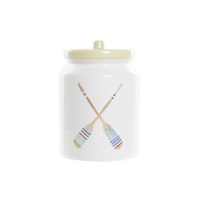 Tin DKD Home Decor Roeispanen 4 Onderdelen Dolomite 15 x 15 x 22 cm