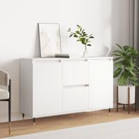Dressoir 104x35x70 cm bewerkt hout wit