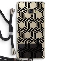 Geometrisch patroon: Samsung Galaxy A3 (2016) Transparant Hoesje met koord