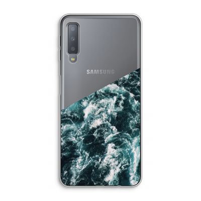 Zee golf: Samsung Galaxy A7 (2018) Transparant Hoesje