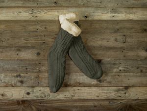 De Witte Lietaer De Witte Lietaer Yamuna Home Socks 40-46 khaki