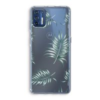 Simple leaves: Motorola Moto G9 Plus Transparant Hoesje