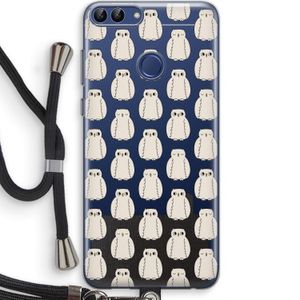Uilen: Huawei P Smart (2018) Transparant Hoesje met koord