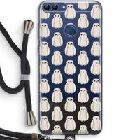 Uilen: Huawei P Smart (2018) Transparant Hoesje met koord