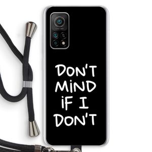 Don't Mind: Xiaomi Mi 10T 5G Transparant Hoesje met koord