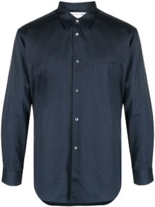 Comme Des Garçons Shirt chemise à col pointu - Bleu
