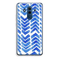 Blauwe pijlen: Huawei Mate 10 Pro Transparant Hoesje