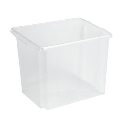 Sunware Opslagbox Nesta - kunststof - 45L - transparant - 45 x 36 x 36 cm