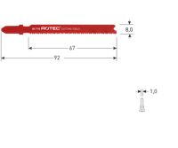 Rotec Decoupeerzaagblad | DC710 | 5 Stuks - 520.0710