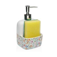 Zeepdispenser Versa Keramisch Blommor 9,4 x 17,8 x 10,5 cm