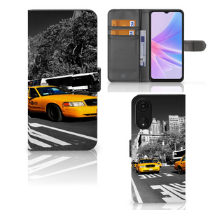 OPPO A78 5G | A58 5G Flip Cover New York Taxi