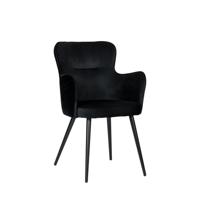 Wing Stoel Zwart (set van 2)