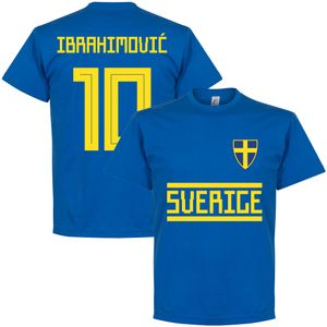Zweden Ibrahimovic 10 Team T-Shirt