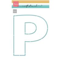 Marianne Design • craft stencils p-letter