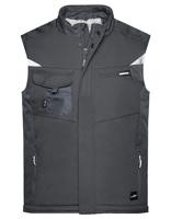 James & Nicholson JN825 Craftsmen Softshell Vest -STRONG- - Black/Black - XL