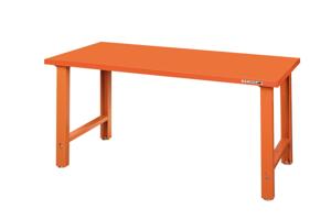 Bahco Werkbank | heavy-duty | met stalen werkblad | 4 poten | in hoogte verstelbaar | blauw | 1800 mm x 750 mm x 1030 mm - 1495WBAH18TSBL