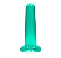 5,3&apos;&apos; / 13,5cm Non Realistic Dildo Suction Cup - Turquoise - thumbnail
