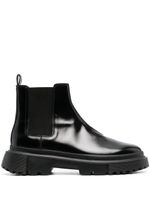 Hogan bottines Chelsea en cuir - Noir - thumbnail