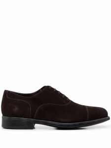 Ferragamo chaussures oxford à lacets - Marron