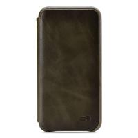 Senza Desire Skinny Leather Wallet Apple iPhone X/Xs Burned Olive