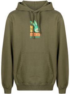 Maharishi hoodie à logo imprimé - Vert