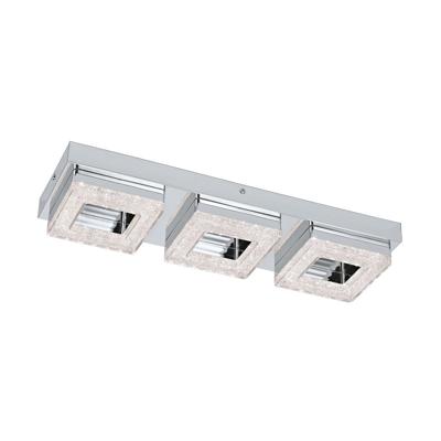 Eglo Led plafondlampFradelo 3x4w - 3000K - 44cm chroom met kristal - 95656