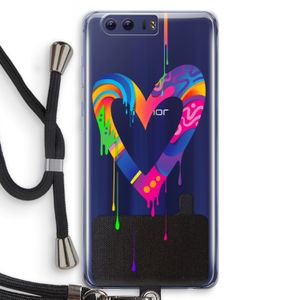 Melts My Heart: Honor 9 Transparant Hoesje met koord