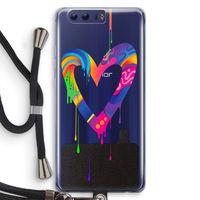 Melts My Heart: Honor 9 Transparant Hoesje met koord