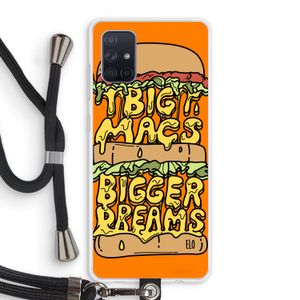 Big Macs Bigger Dreams: Samsung Galaxy A71 Transparant Hoesje met koord