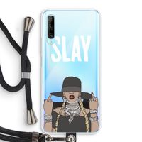 Slay All Day: Huawei P Smart Pro Transparant Hoesje met koord