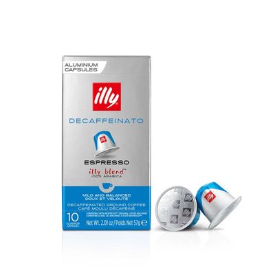 Illy nespresso capsules DECAFFEINATO (10st)
