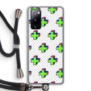 8-bit N°10: Samsung Galaxy S20 FE / S20 FE 5G Transparant Hoesje met koord