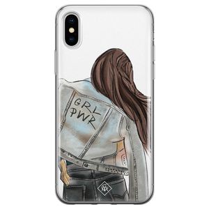 iPhone XS Max siliconen hoesje - GRL PWR