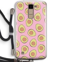 Dancing avocados: LG K10 (2016) Transparant Hoesje met koord
