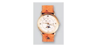 Horlogeband Maurice Lacroix ML655-000027 Leder Lichtbruin 19mm