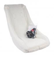 Melia bakfiets inzetstoel 3 puntsgordel 2 9 maanden schaap wit