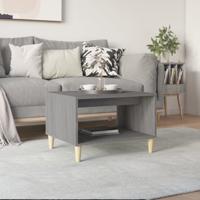Salontafel 60x50x40 cm bewerkt hout grijs sonoma eikenkleurig