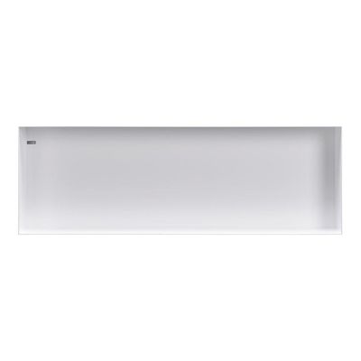 Looox Colour BoX inbouwnis - 90x30x10cm - RVS Wit mat CBOX90W
