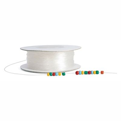 Colorations - kralenkoord stretchbaar transparant, 91mtr.