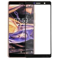 Voorste scherm buitenste glaslens voor Nokia 7 Plus(Black)