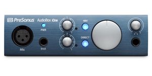 PreSonus AUDIOBOX I ONE digitale audio-recorder 24 Bit 96 kHz Zwart, Blauw