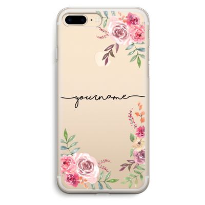 Rozen: iPhone 7 Plus Transparant Hoesje