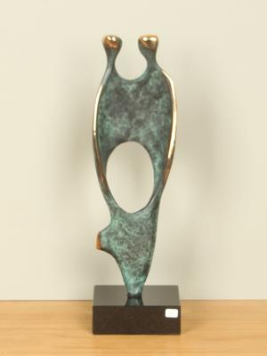Bronzen sculptuur Relatie, 30 cm