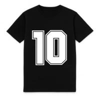 FC Eleven - Casual Keyline Heavy T-Shirt met rugnummer - Zwart