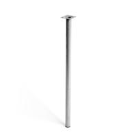 Poten Rei 401g Cilindrisch Ø 3 x 80 cm Zilverkleurig Staal Modern