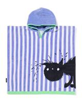 HEMA Siepie Kinder Strandponcho 60x60cm Velours - thumbnail