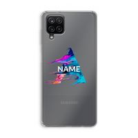 Abstract Spectrum: Samsung Galaxy A12 Transparant Hoesje