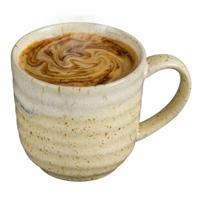 Mica Decorations Koffiemok / theemok Ethan - creme kleur - 7 x 8 cm - mokken - porselein